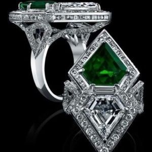 Art Deco Emerald Ring
